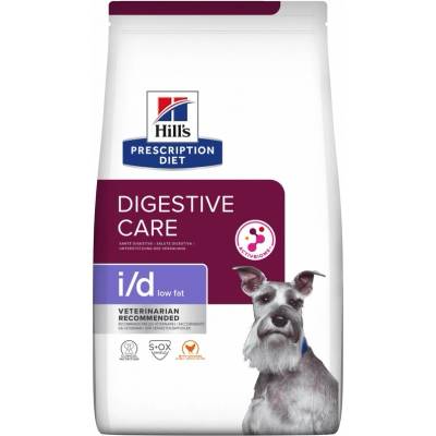 Hill's Prescription Diet I/D Low Fat Starostlivosť o zažívanie granule pre psov 1,5 kg