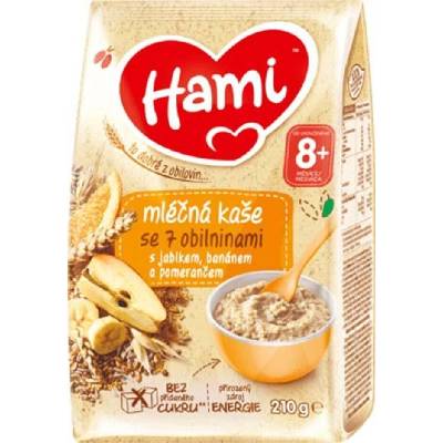 Hami mliečna so 7 obilninami s jablkom banánom a pomarančom 210 g