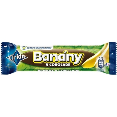 Orion Banány v čokoláde 45 g