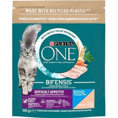 Purina ONE difficult appetite treska a pstruh 0,8 kg