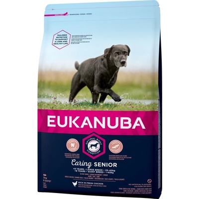 Eukanuba Caring Senior Large Breed s kuracím mäsom 15 kg