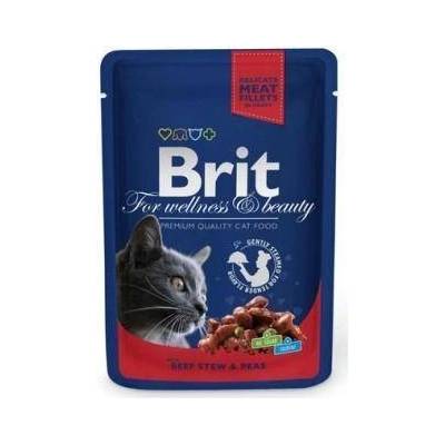 Brit Premium Cat Beef Stew & Peas 24 x 100 g
