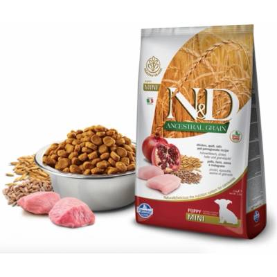 N&D Ancestral Grain Low Grain DOG Puppy Mini Chicken & Pomegranate 2,5 kg