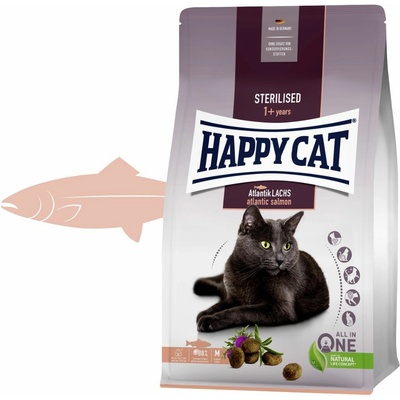 Happy Cat Sterilised Atlantik-Lachs 1,3 kg