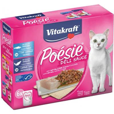 Vitakraft Poésie DéliSauce s rybou 6 x 85 g