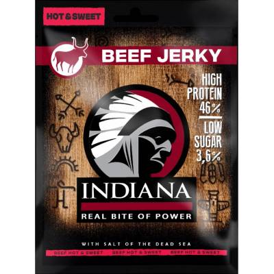 Indiana Jerky sušené maso hot-sweet 25 g