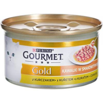 Gourmet Gold cat Sauce Delight Minifiletky kurča 85 g