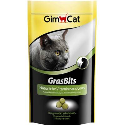 GimCat GrasBits tablety s trávou 40 g