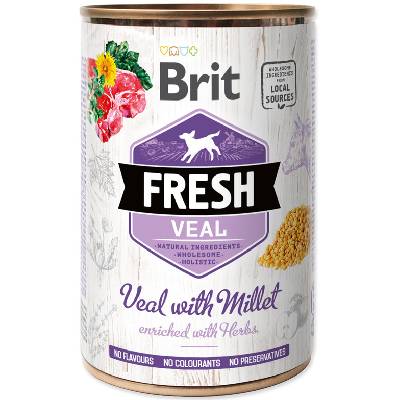 Brit Fresh Veal with Millet 400 g