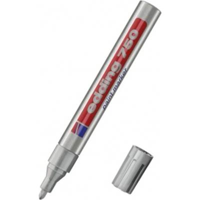 Edding 750 stříbrný