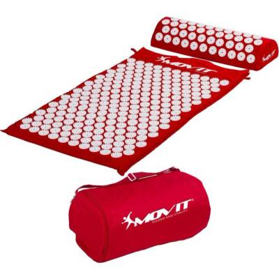 Movit akupresúrna podložka s vankúšom červená 75 x 44 cm