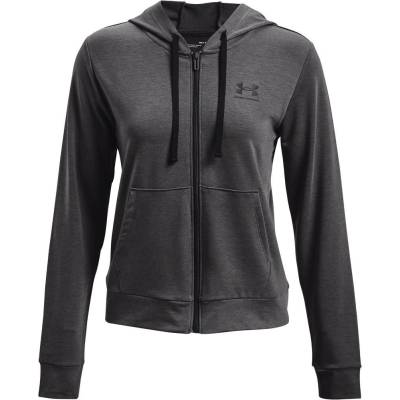 Under Armour Rival Terry FZ Hoodie-GRY 1369853-010