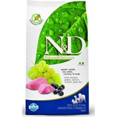 N&D Grain Free Dog Adult Mini Lamb & Blueberry 0,8 kg
