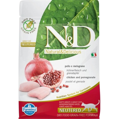 N&D Grain Free CAT Neutered Chicken&Pomegranate 300 g