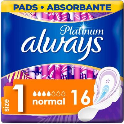 Always Platinum Ultra Normal Plus vložky veľkosť 1 16 ks