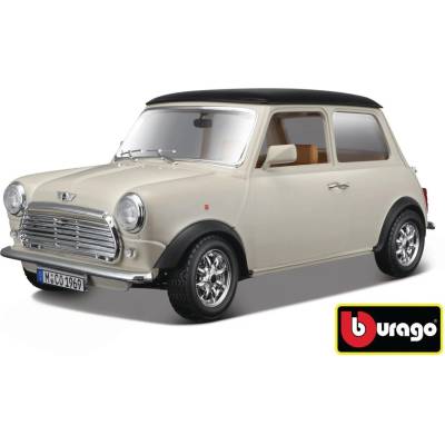 Bburago mini Cooper 1969 béžová 1:18
