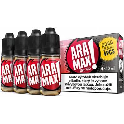 Aramax Max Strawberry 4 x 10 ml 18 mg