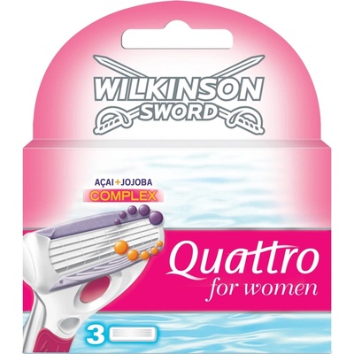 Wilkinson Sword Quattro for Women 3 ks