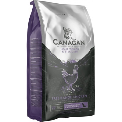 CANAGAN Cat Sterilised Light Senior 4 kg
