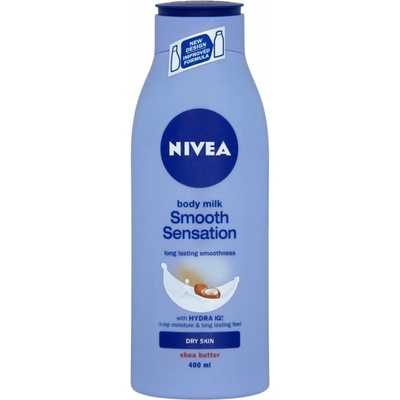 Nivea Smooth Sensation krémové telové mlieko pre suchú pokožku 400 ml
