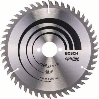 Bosch pilové kotouče Optiline Wood 190 x 30 x 2,6/1,6 x 48z , ATB 2608640617