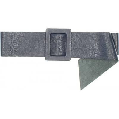 Made in Italy dámsky kožený opasok 1217 tmavomodrý Modrá