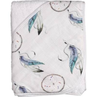 KIKKO Bambusová froté osuška s kapucňou XKKO BMB 90x90 Dream Catcher