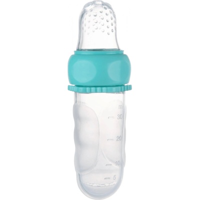 Canpol sieťka kŕmiaca silikónová s nádobou modrá