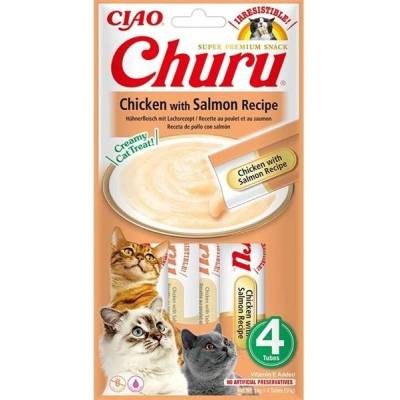 INABA Churu Chicken with salmon recipe 4 x 14 g