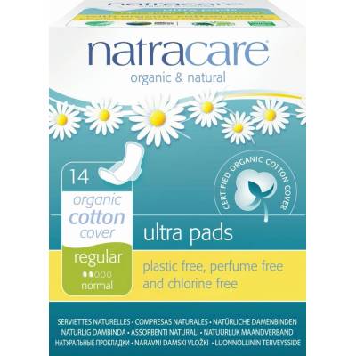 Natracare Ultra Regular dámske vložky s krídelkami 14 ks