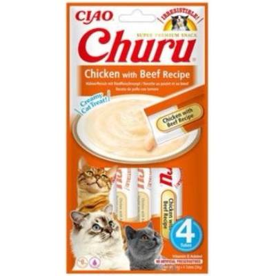 INABA Churu Chicken with Beef Recipe 4 x 14 g