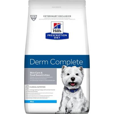 Hill's Prescription Diet Derm Complete Mini Alergia a starostlivosť o kožu 6 kg