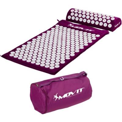 Movit akupresúrna podložka s vankúšom fialová 75 x 44 cm