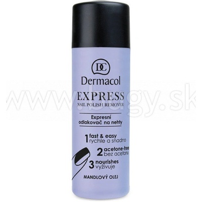 Dermacol expresní odlakovač na nechty Express Nail Polish Remover 120 ml