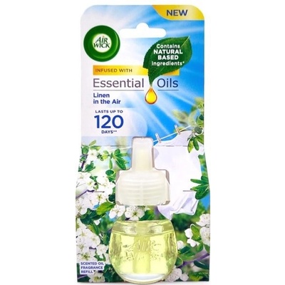 Air Wick Essential Oils Tekutá náplň do elektrického prístroja prádlo vo vánku 19 ml