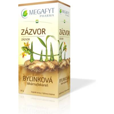Megafyt Bylinná Lekáreň zázvorový čaj 20 x 1,5 g