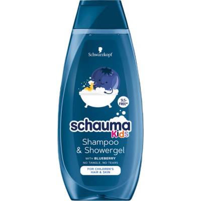 Schauma šampón a sprchovací gél Kids s extraktom z čučoriedky 400 ml