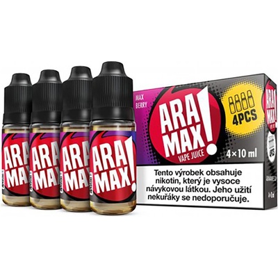 Aramax Max Berry 4 x 10 ml 12 mg