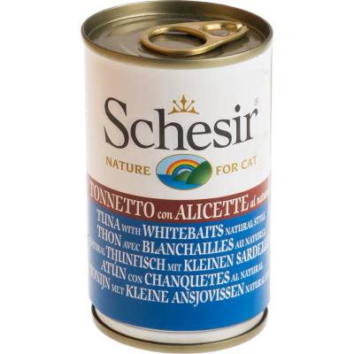 Schesir Cat tuňák + sleď 140 g