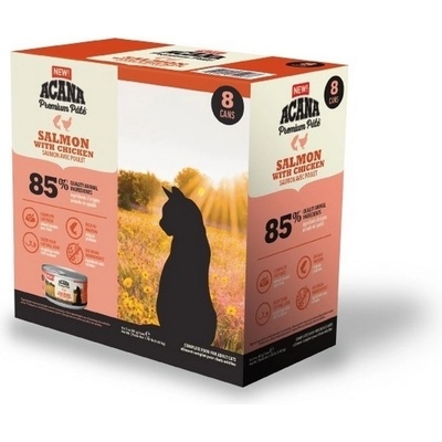 Acana Cat Pate Salmon & Chicken 8 x 85 g
