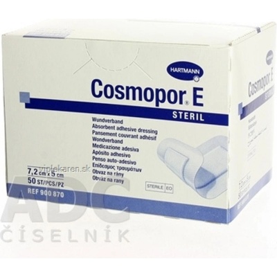 Cosmopor E krytie na ranu 7,2 cm x 5 cm 50 ks