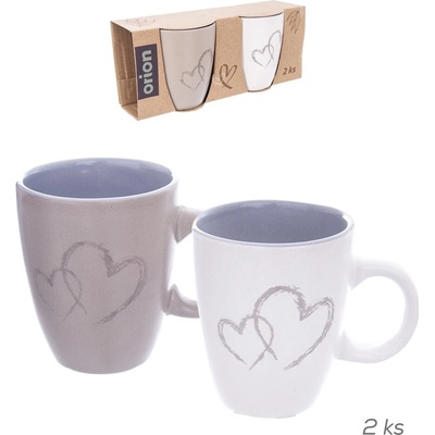 Orion Hrnček keramický DOUBLE LOVE 2 x 140 ml