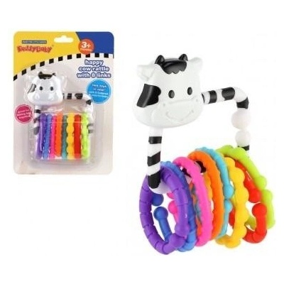 Teddies Hrkálka/reťaz zvieratko plast 9ks na karte