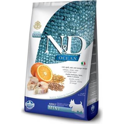 N&D dog Ocean Adult Mini Codfish & Orange 0,8 kg