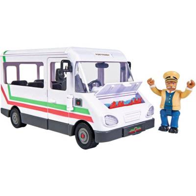 Simba 109251073 Požiarnik Sam Trevorov autobus 21 cm