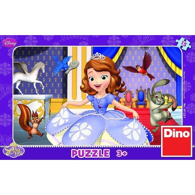 Dino Walt Disney Sofia první v rámečku 15 dielov