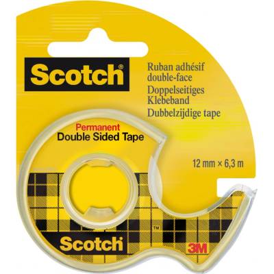 3M Scotch obojstranná lepiaca páska 12,7 mm x 6,3 m