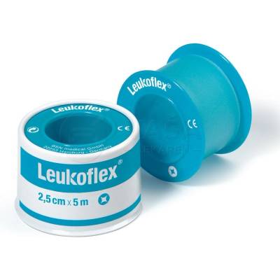 LEUKOFLEX náplasť na cievke 2,5 cm x 5 m 1 x 1 ks