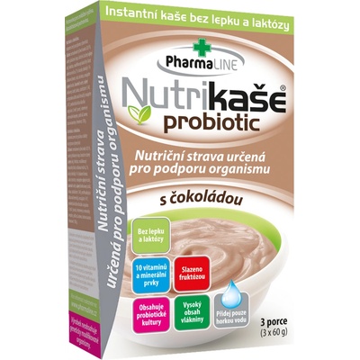 Nutrikaše probiotic s čokoládou 3 x 60 g