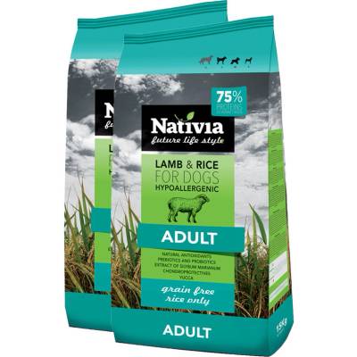 Nativia Adult Lamb & Rice 3 kg